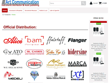 Tablet Screenshot of distribuzionemusica.it